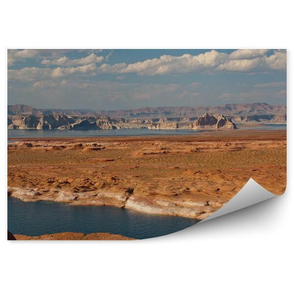 Öntapadós fotótapéta USA víz sziklák sziklák dombok homok