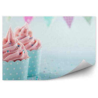 Öntapadós Fotótapéta Falra Cupcakes