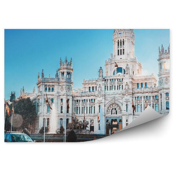 Öntapadó fotótapéta Építészet madrid épület autók