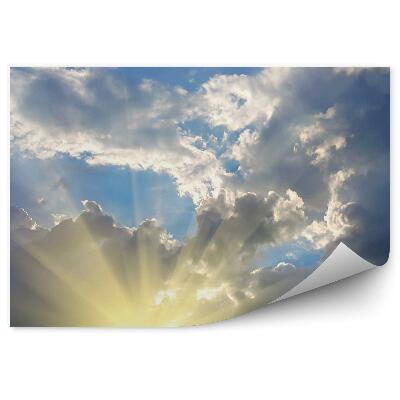 Öntapadós fotótapéta falra Ég felhők nap sugarai