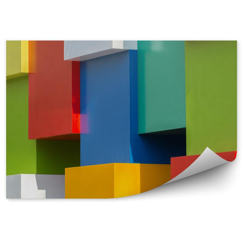 Öntapadós fotótapéta falra Színes geometriai formák