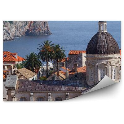 Fotótapéta Dubrovnik adriai templomok házai