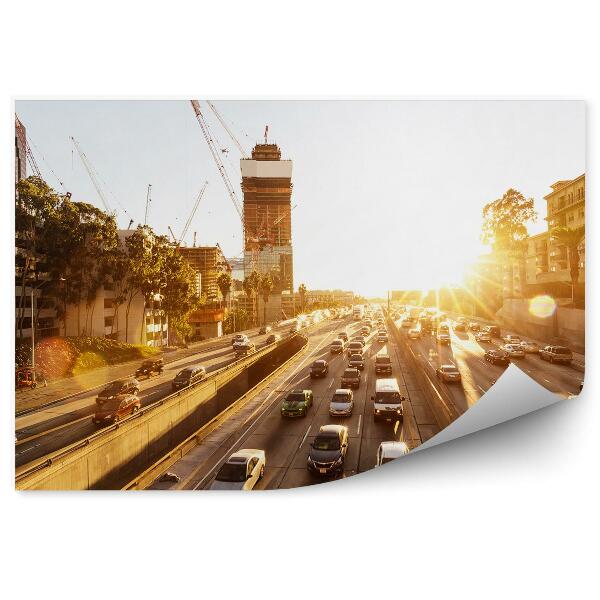 Kép tapéta Forgalmi dugó út utca utca város épületei