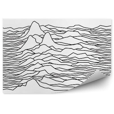 Fotótapéta A hullámok, a hegyek ritmusa