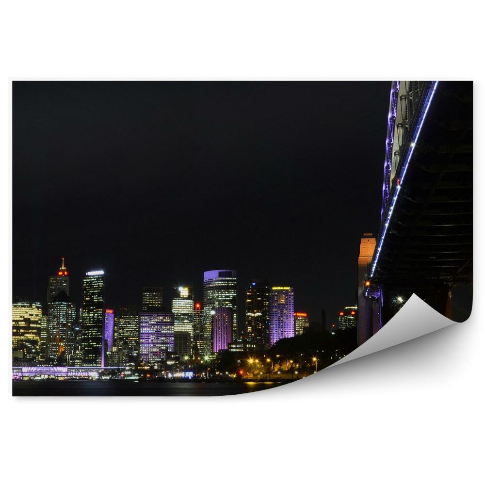 Fotótapéta felhőkarcolók port jackson fények értékelése sydney