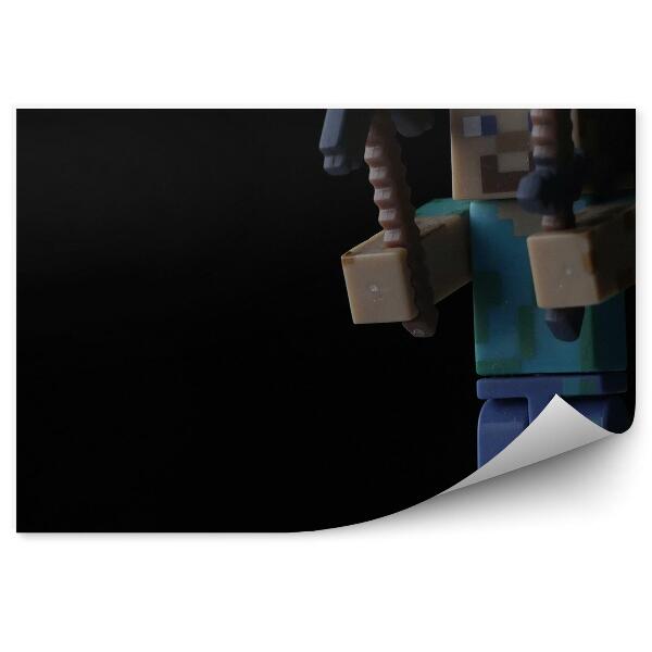 Öntapadós fotótapéta falra Játékember karddal és csákánnyal