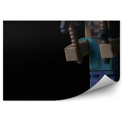 Öntapadós fotótapéta falra Játékember karddal és csákánnyal