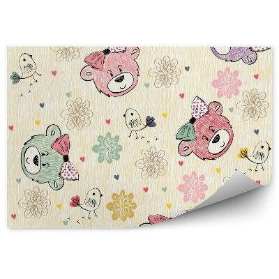 Poszter tapéta Rajzfilm medvék