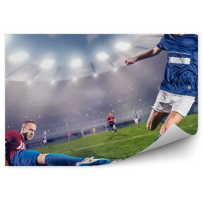 Fotótapéta Akció a futballpályán