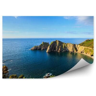 Fotó poszter tapéta Asztúria Spanyolország öböl partján