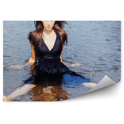 Modern fotótapéta Fiatal nő a vízben