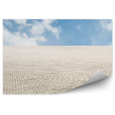 Öntapadó fotótapéta Mintás burkolólapok ég felhők