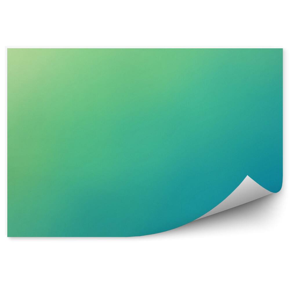 Fotótapéta Elmosódott kék sárga zöld színátmenet