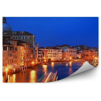 Fotó poszter tapéta Olaszország Velence építészet alkonyati fények