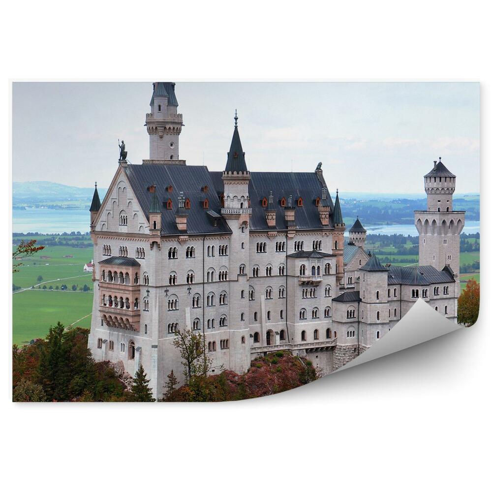 Fotótapéta Rock Hill fák vár horizont