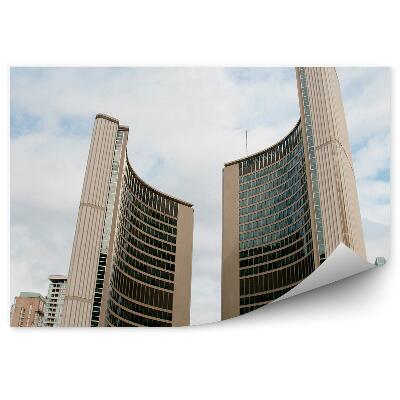 Fotótapéta Ikerépületek felhőkarcolók város