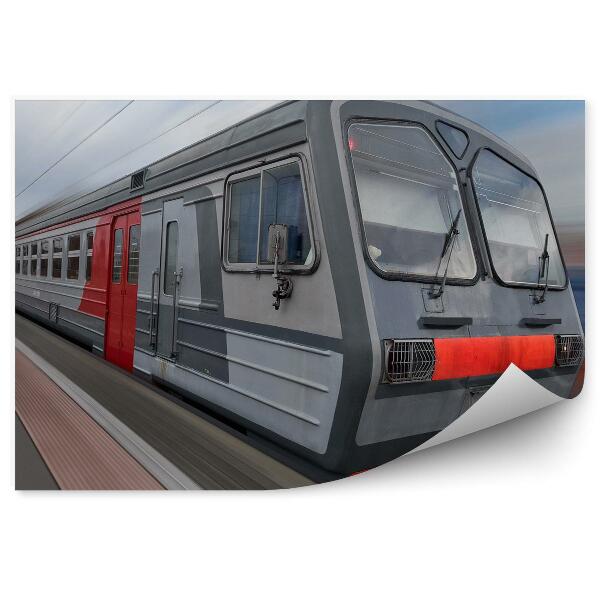 Fotótapéta Helyi vonat Oroszországban