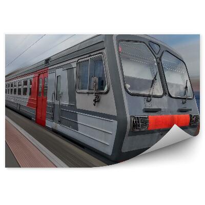 Fotótapéta Helyi vonat Oroszországban