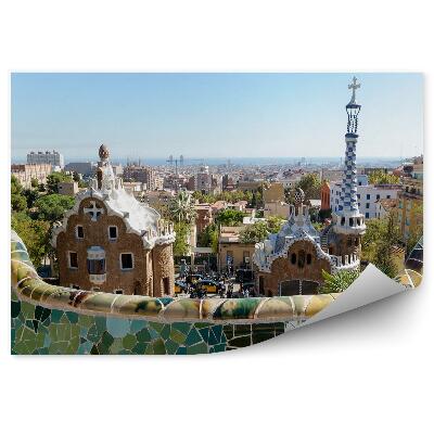 Öntapadós fotótapéta falra Park guell barcelona spanyol város