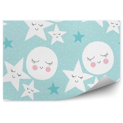 Poszter tapéta Csillagok és Hold