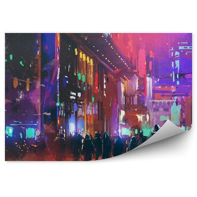 Öntapadós fotótapéta Emberek városi séta sci-fi
