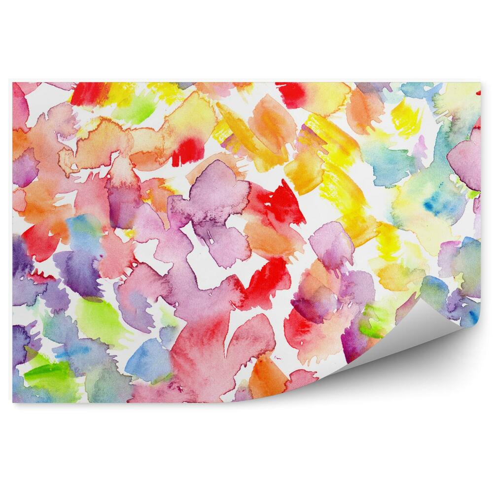 Fotótapéta Elmosódott sokszínű foltok