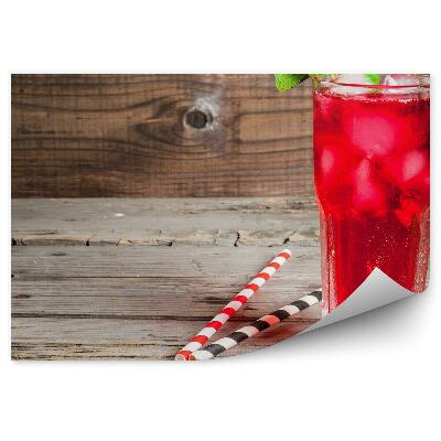 Kép Tapéta Jeges tealé jég menta fa szívószál