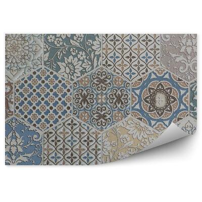 Fotótapéta Absztrakt hatszög mozaik