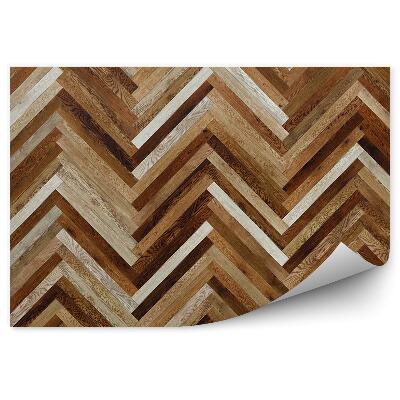 Fotótapéta Barna fehér fa halszálkás csíkos minta