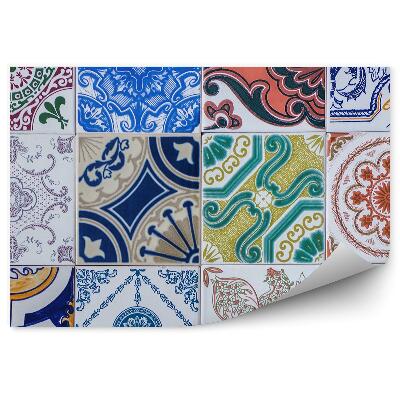 Fotótapéta Mozaik csempe színes mintákkal