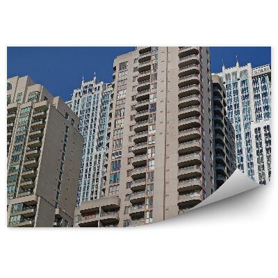 Fotótapéta Modern sokemeletes lakóépületek