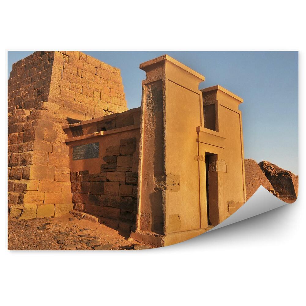 Fotótapéta Homok piramis kövek