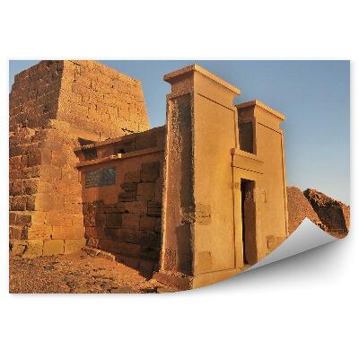 Fotótapéta Homok piramis kövek