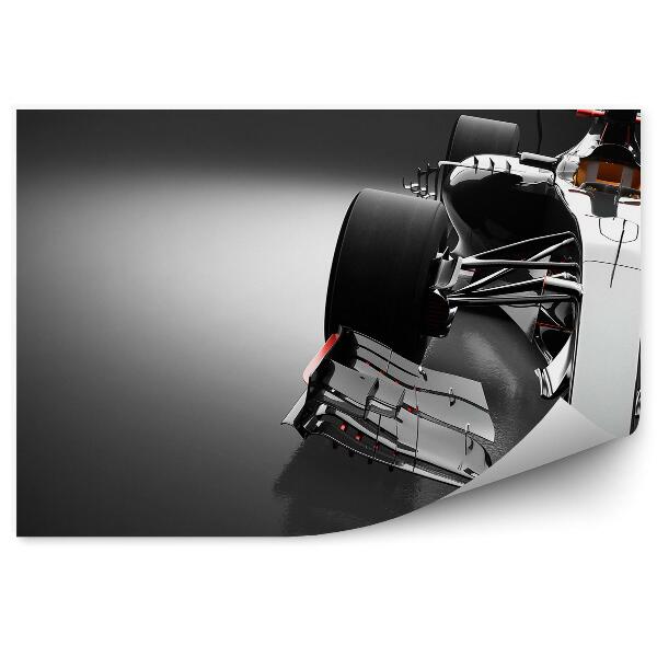 Fotótapéta Ezüst Forma 1-es autó