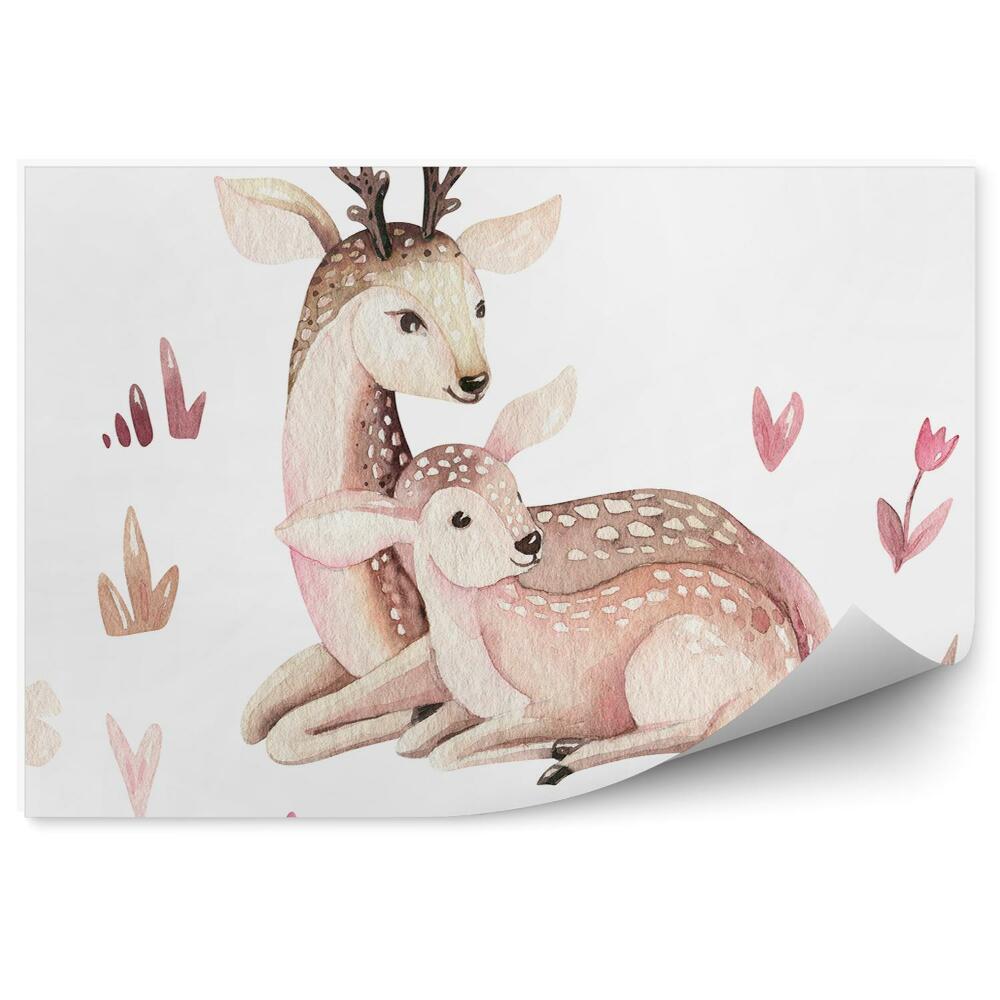 Poszter tapéta Szarvas anyjával, állatokat festett