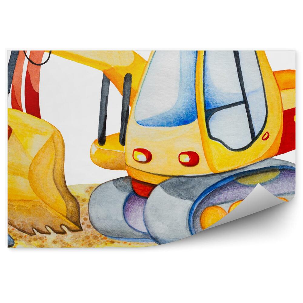 Poszter tapéta Kotró kövek rajz egy fiú számára