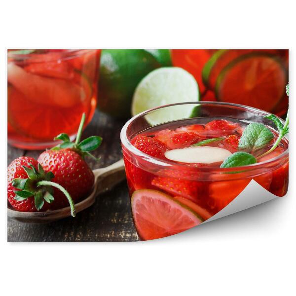 Öntapadós Fotótapéta Eper