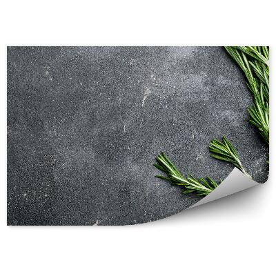 Fotótapéta Rozmaring sötét beton alapon