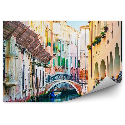 Fotótapéta Velence város színei, hajók, csatorna