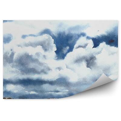 Fotótapéta Út felhős ég természet festett