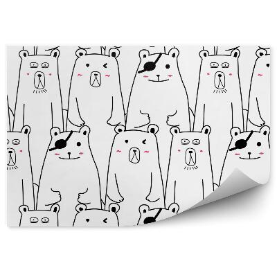 Fotótapéta Rajzfilm aranyos mackók