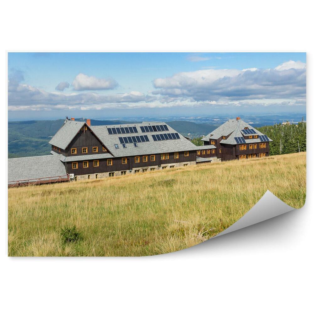 Öntapadós fotótapéta falra Polana hegyi ösvény Karkonosze erdőkben