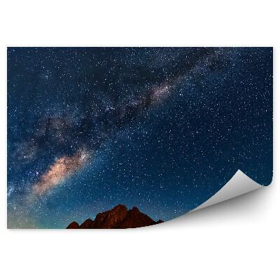 Modern fotótapéta Namíbia Tejút sivatagi hegyek égbolt csillagok galaxis