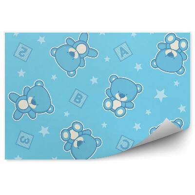 Fotótapéta Imádnivaló kék mackók