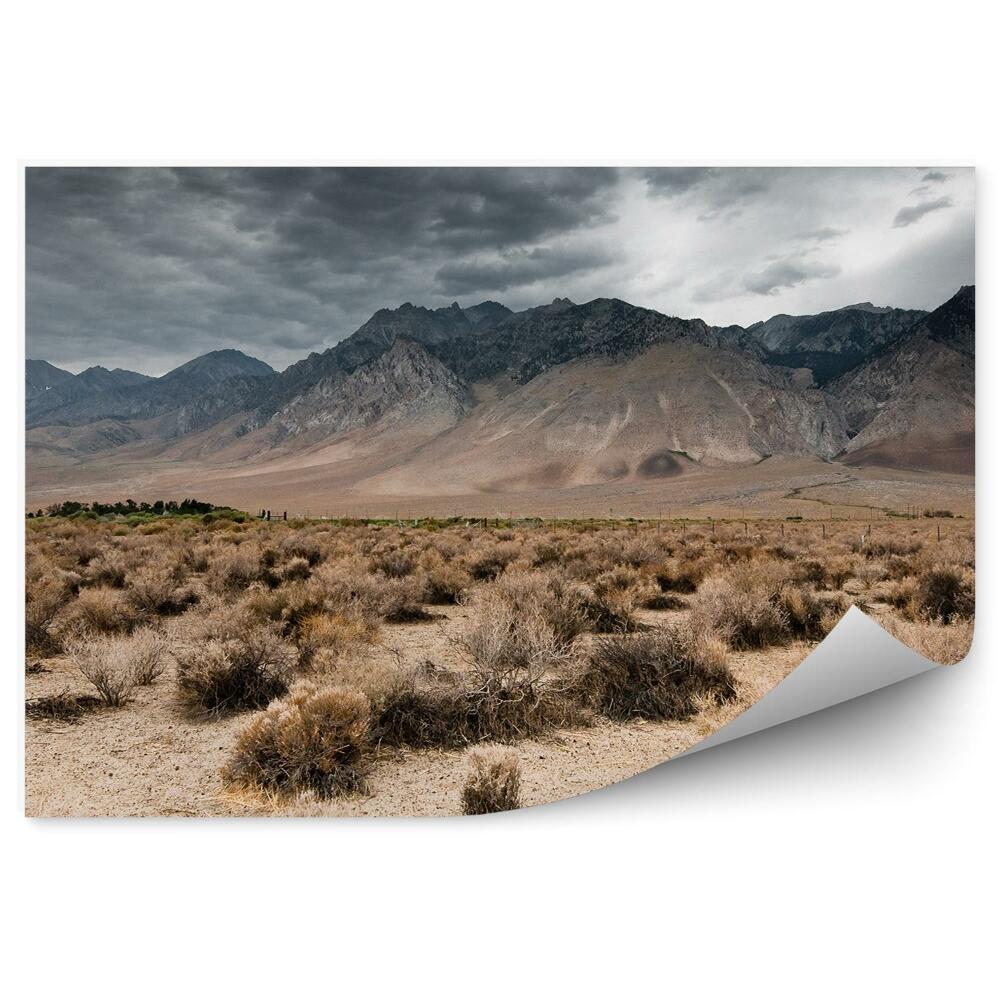 Modern fotótapéta Sötét felhők hegyek természet tengerpart ég felhők halálvölgy