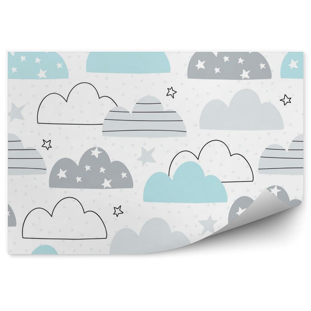 Fotótapéta Felhők és csillagok