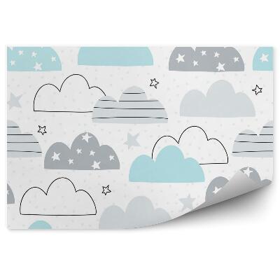 Fotótapéta Felhők és csillagok