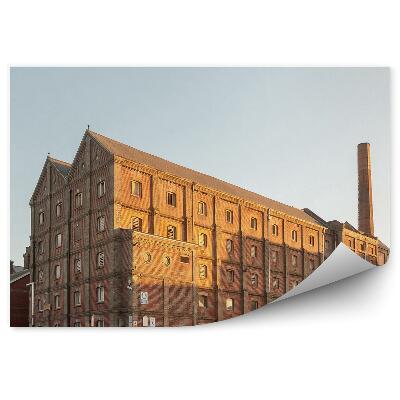 Fotótapéta Régi gyárépület kéménye