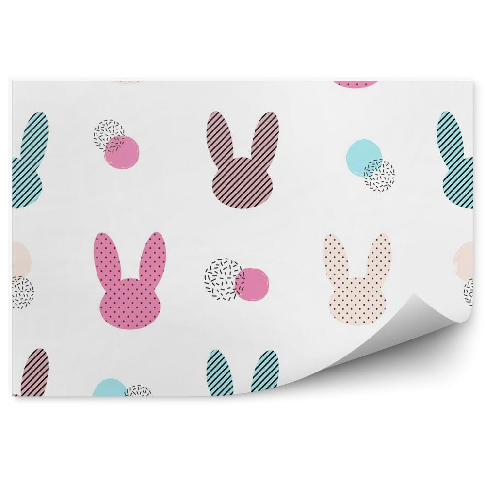 Fotótapéta Színes nyuszik