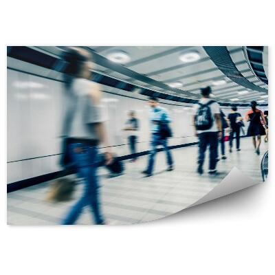 Modern fotótapéta Emberek alagút közlekedési lámpa